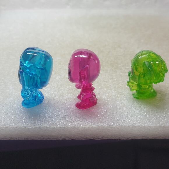 Star Wars Mini Figures Series 3 Exclusive Lightsaber Translucent Color Set Rare - Picture 11 of 13